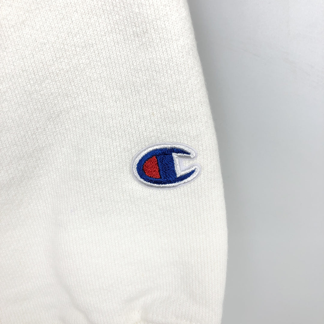 Champion REVERSE WEAVE Reverse Weave One-Point Logo Sweatshirt, Men's XL cotton white type Vintage Second Hand