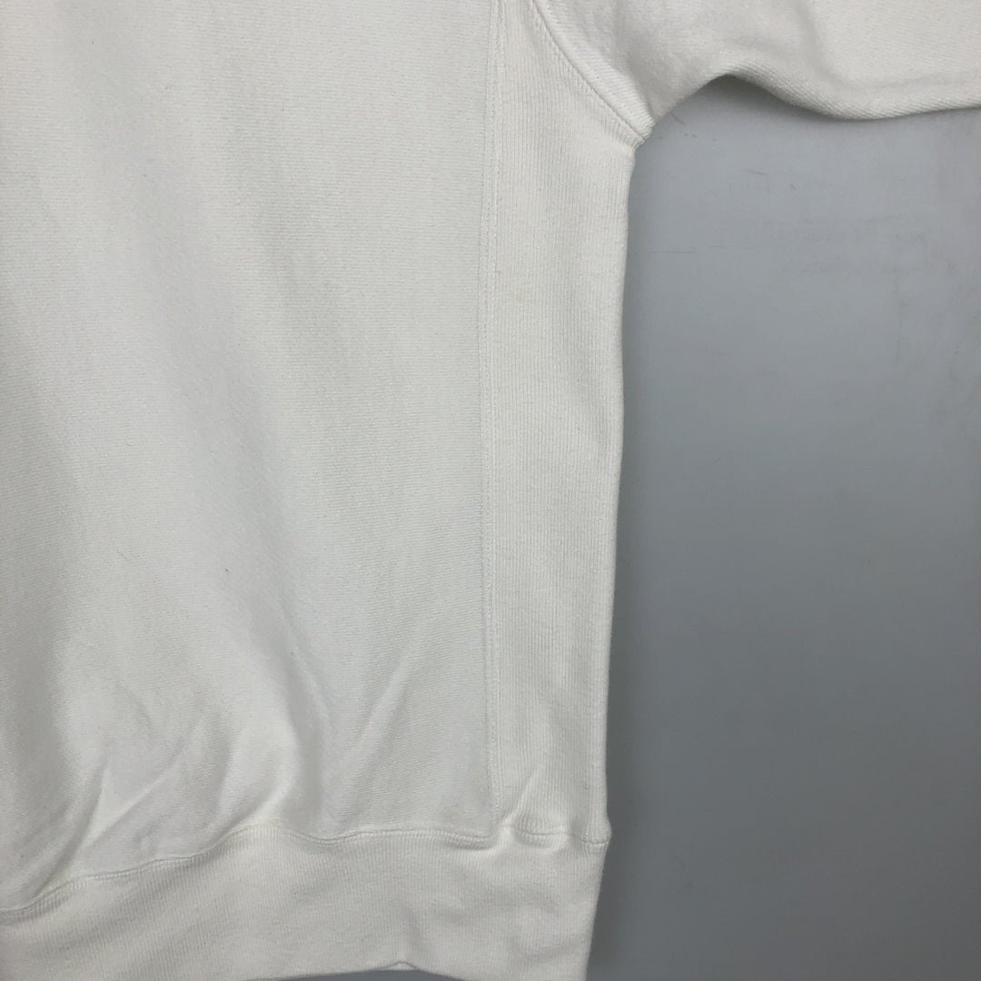 Champion REVERSE WEAVE Reverse Weave One-Point Logo Sweatshirt, Men's XL cotton white type Vintage Second Hand
