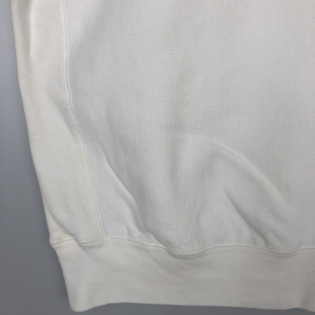 Champion REVERSE WEAVE Reverse Weave One-Point Logo Sweatshirt, Men's XL cotton white type Vintage Second Hand