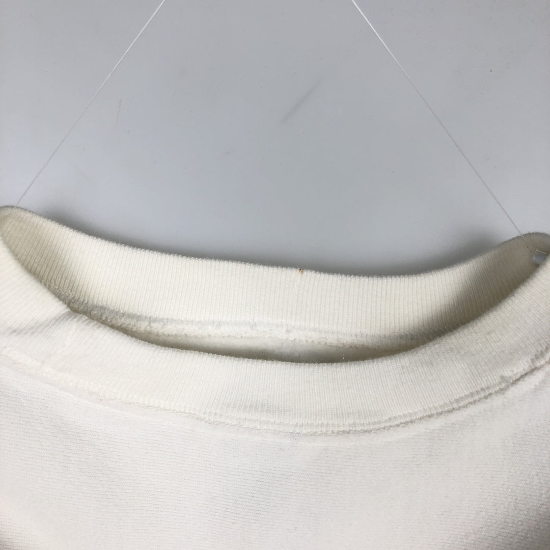 Champion REVERSE WEAVE Reverse Weave One-Point Logo Sweatshirt, Men's XL cotton white type Vintage Second Hand
