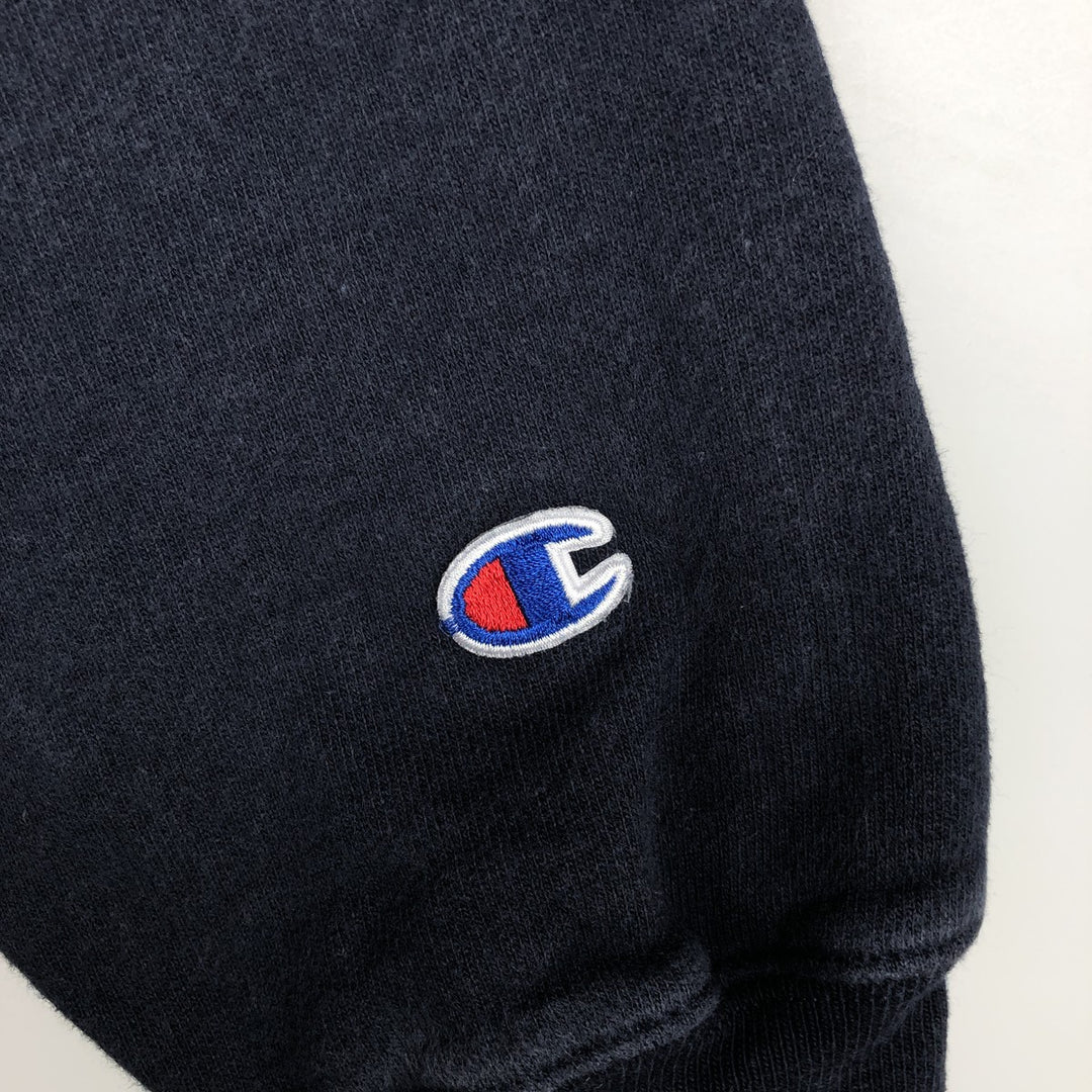 Champion REVERSE WEAVE Reverse Weave One Point Logo Sweatshirt Trainer Men's L size cotton navy blue type Vintage Second Hand