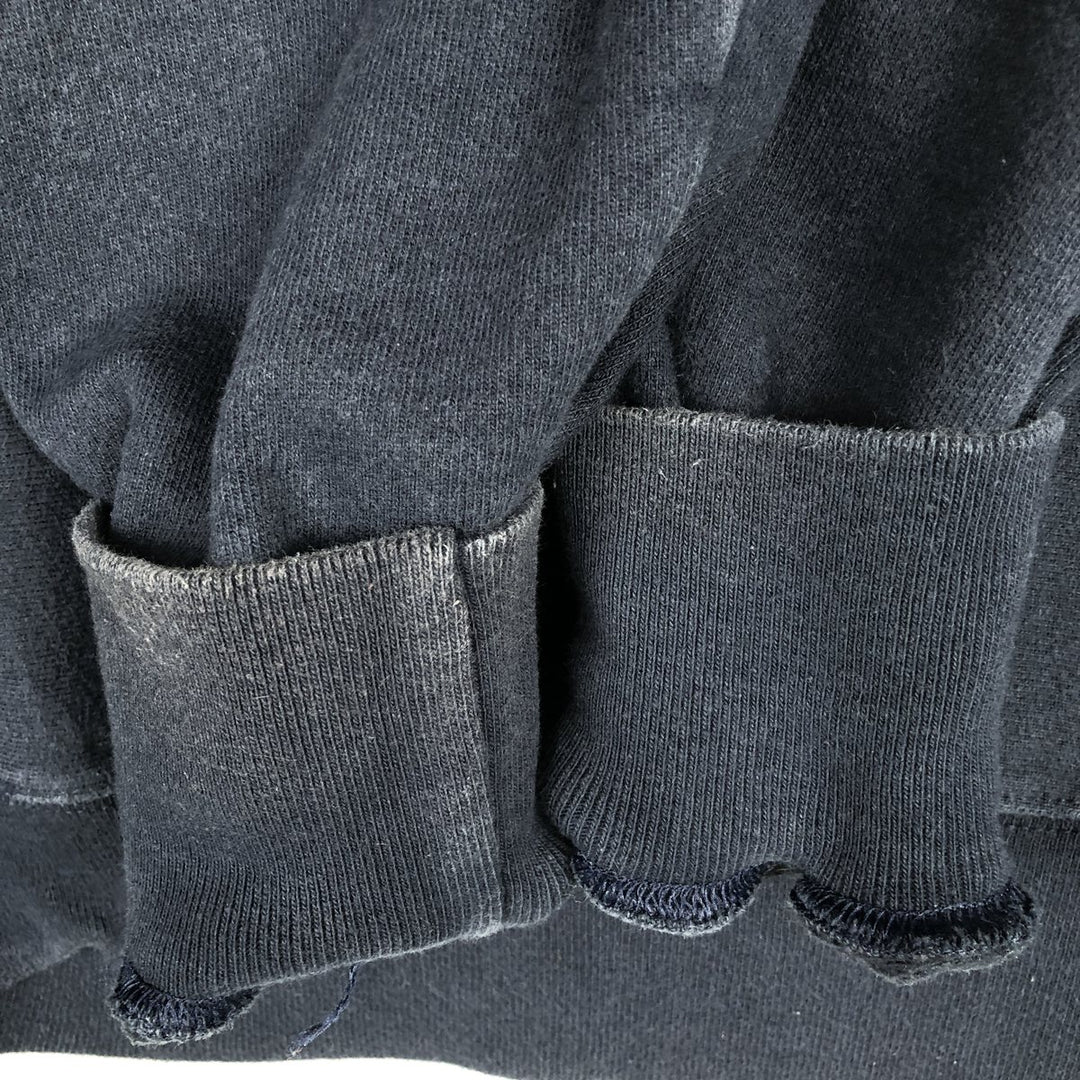 Champion REVERSE WEAVE Reverse Weave One Point Logo Sweatshirt Trainer Men's L size cotton navy blue type Vintage Second Hand