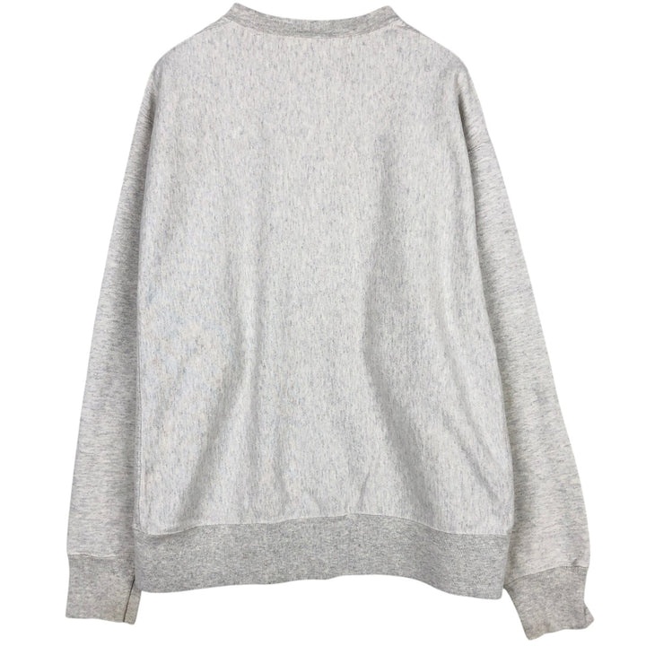 Champion REVERSE WEAVE Reverse Weave Printed Sweatshirt Trainer Men's XL cotton gray type Vintage Second Hand