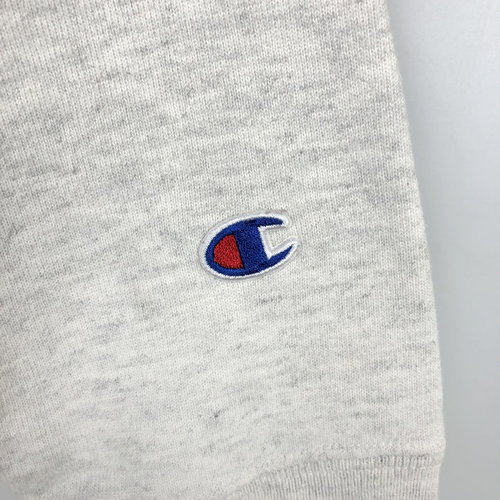 Champion REVERSE WEAVE Reverse Weave Printed Sweatshirt Trainer Men's XL cotton gray type Vintage Second Hand