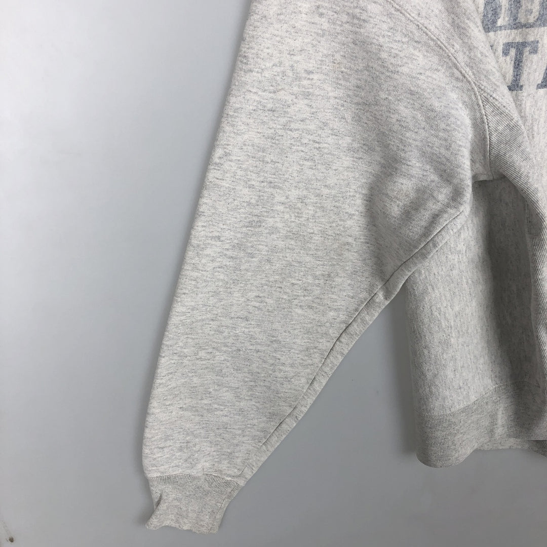 Champion REVERSE WEAVE Reverse Weave Printed Sweatshirt Trainer Men's XL cotton gray type Vintage Second Hand