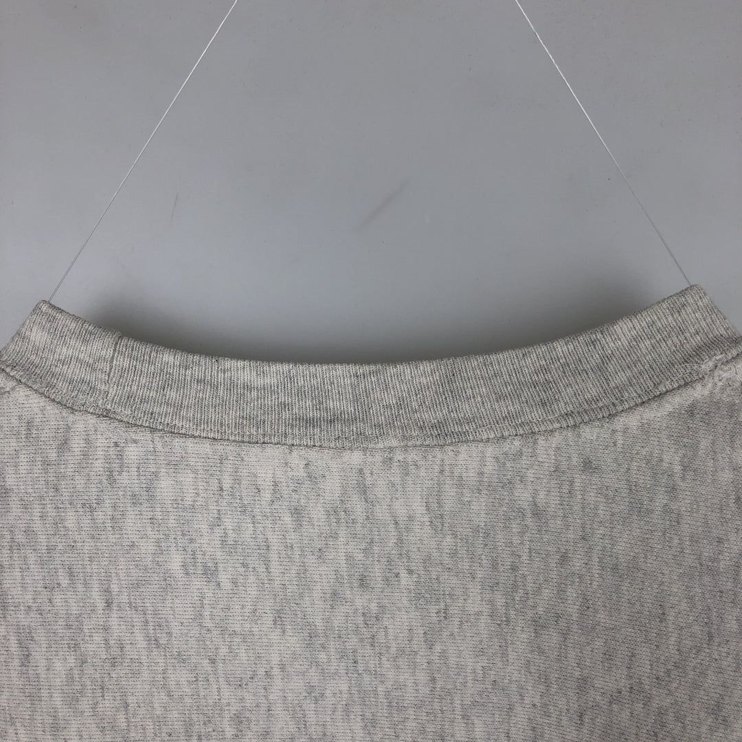 Champion REVERSE WEAVE Reverse Weave Printed Sweatshirt Trainer Men's XL cotton gray type Vintage Second Hand