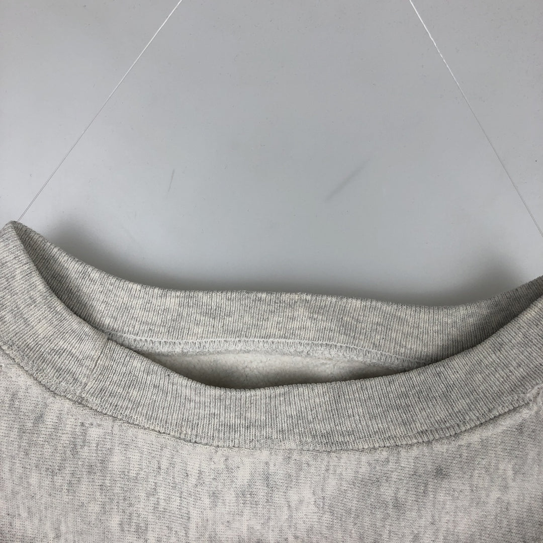 Champion REVERSE WEAVE Reverse Weave Printed Sweatshirt Trainer Men's XL cotton gray type Vintage Second Hand