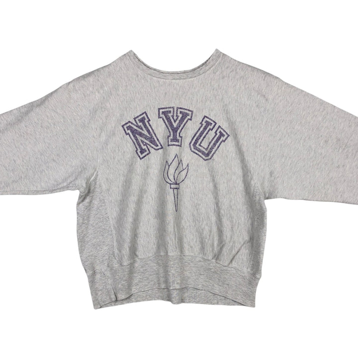 2000'S Champion Reverse Weave College Sweatshirt, Men's Size L cotton gray type Vintage Second Hand