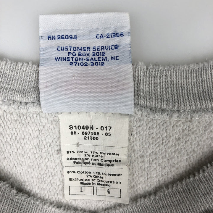 2000'S Champion Reverse Weave College Sweatshirt, Men's Size L cotton gray type Vintage Second Hand