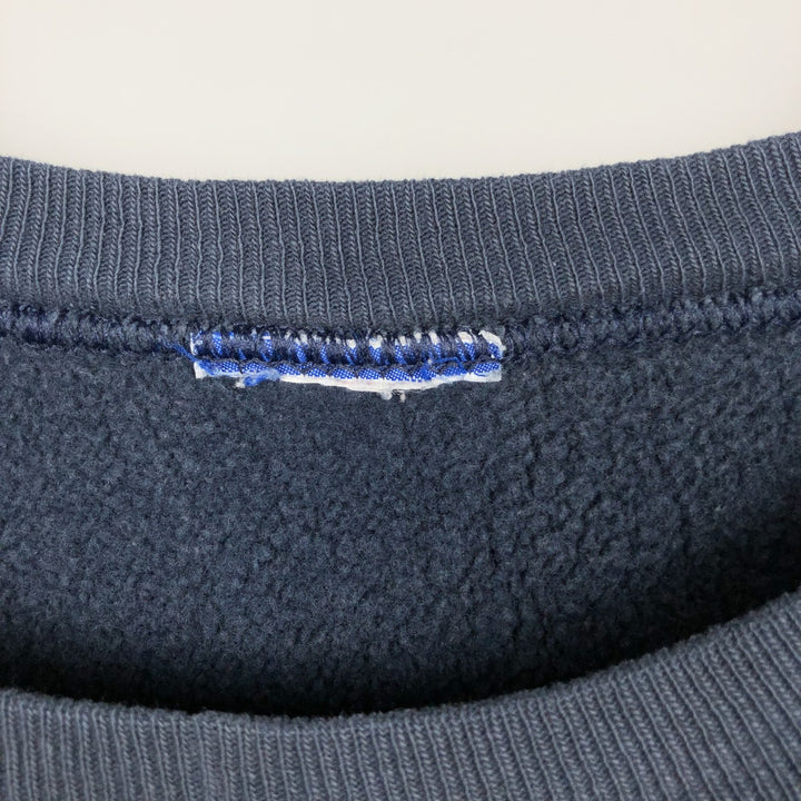 Champion REVERSE WEAVE Reverse Weave Printed Sweatshirt Trainer Men's L size unclear navy blue type Vintage Second Hand