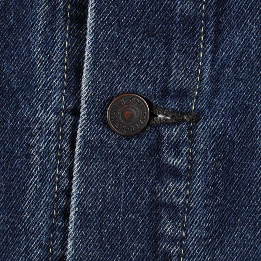 Levi's 72334-0134 Denim Jacket (Men's Size M) cotton blue type Vintage Second Hand