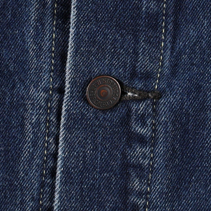 Levi's 72334-0134 Denim Jacket (Men's Size M) cotton blue type Vintage Second Hand