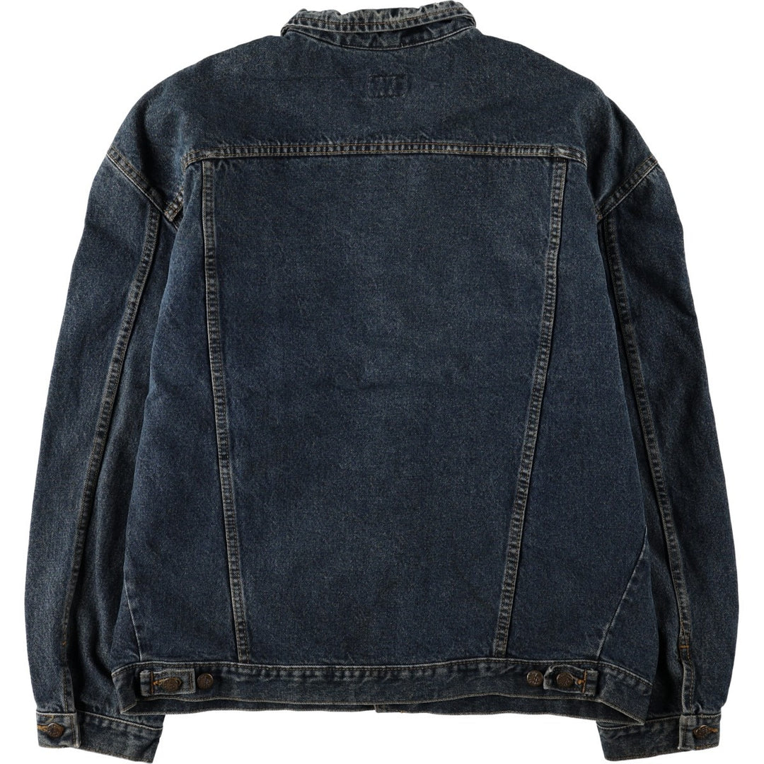 Lee RIDERS denim jacket, men's size XL. cotton navy blue type Vintage Second Hand