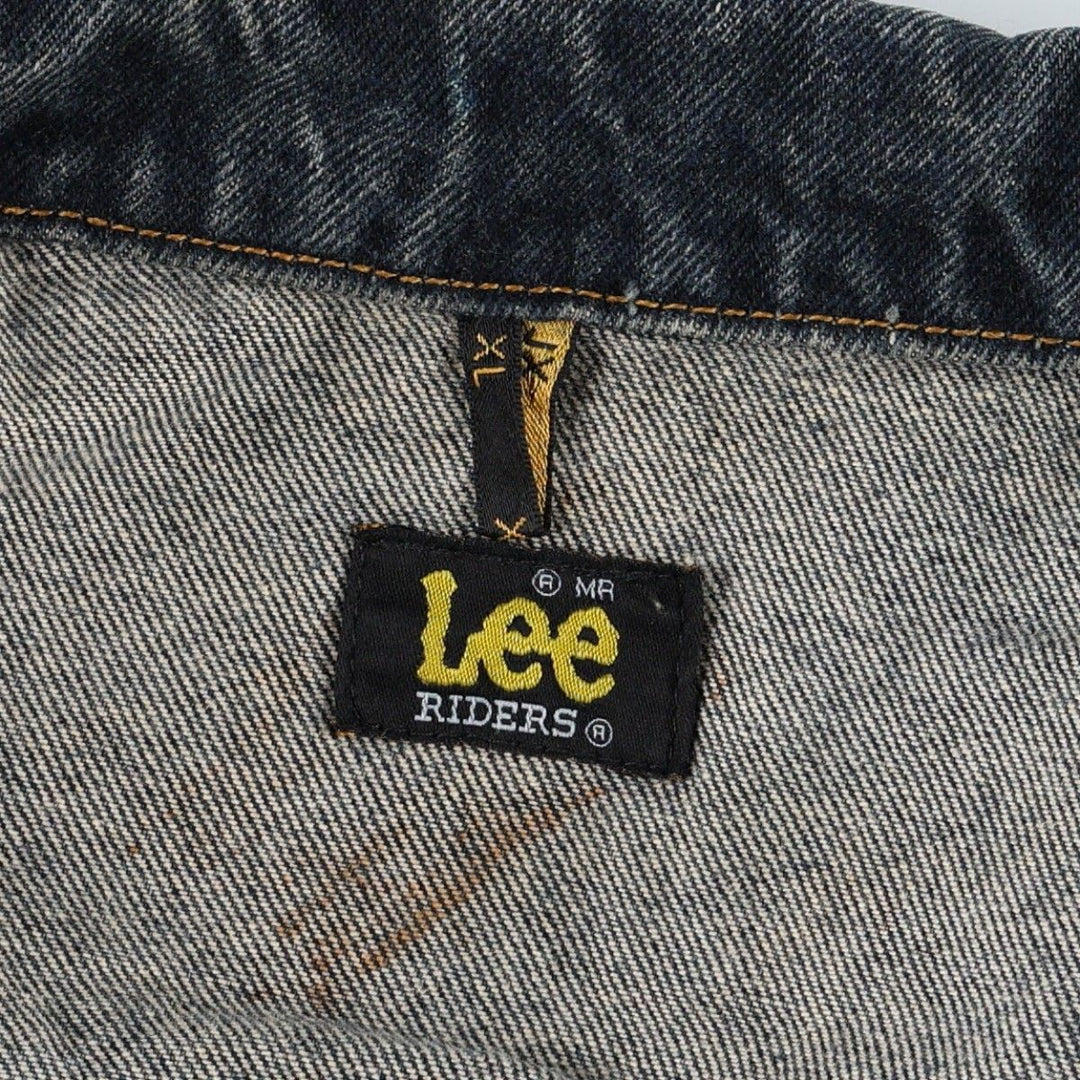 Lee RIDERS denim jacket, men's size XL. cotton navy blue type Vintage Second Hand