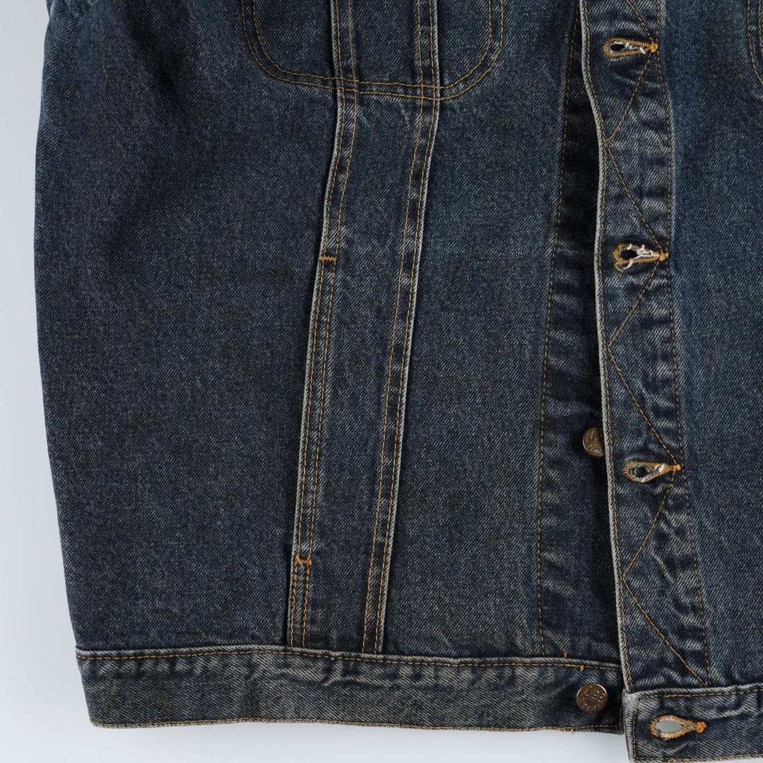 Lee RIDERS denim jacket, men's size XL. cotton navy blue type Vintage Second Hand