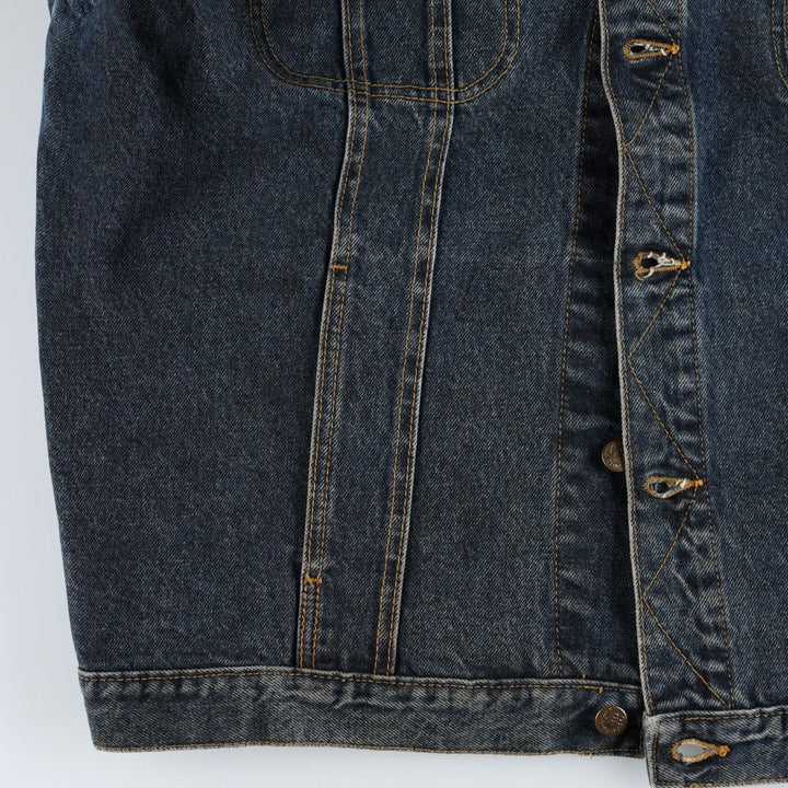 Lee RIDERS denim jacket, men's size XL. cotton navy blue type Vintage Second Hand