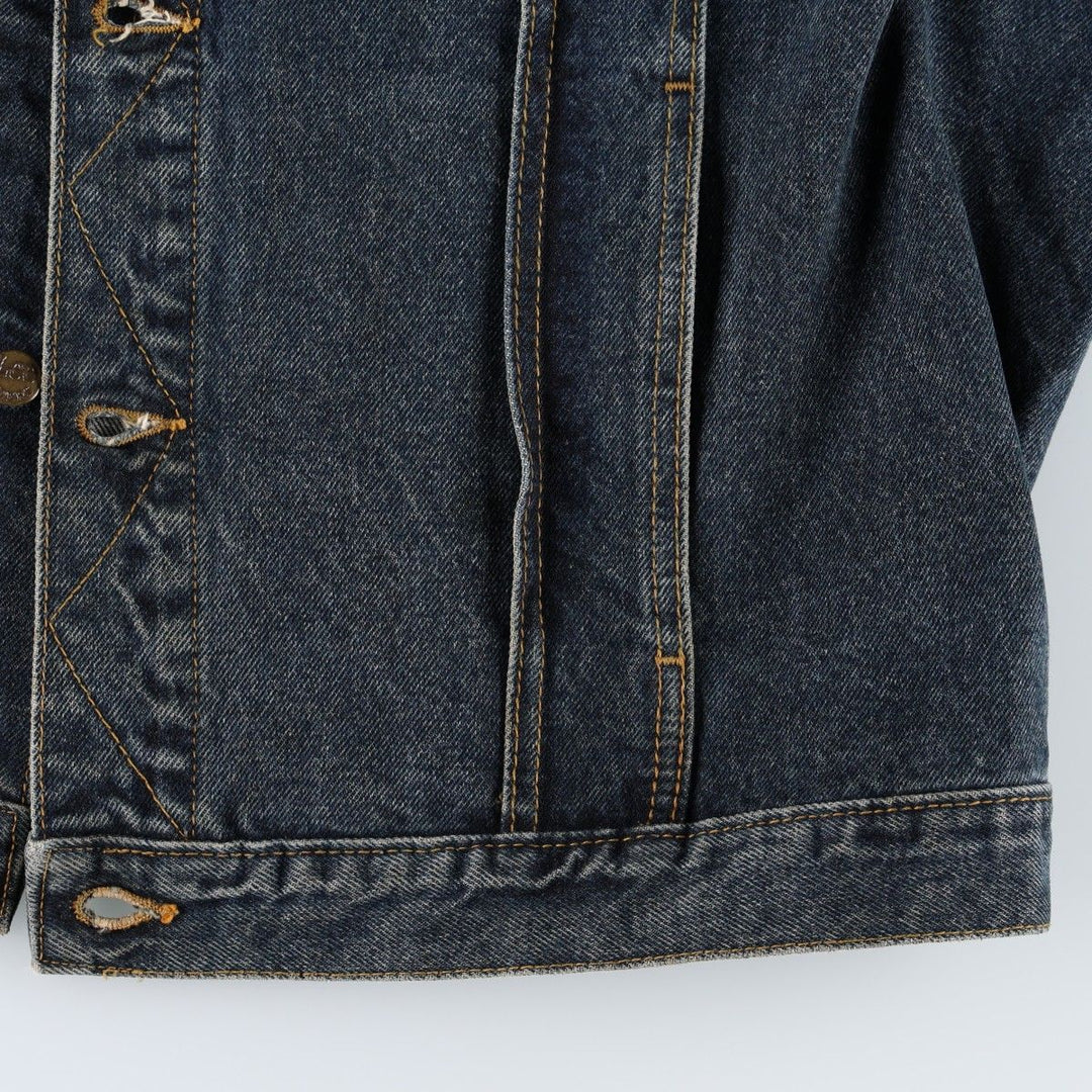 Lee RIDERS denim jacket, men's size XL. cotton navy blue type Vintage Second Hand