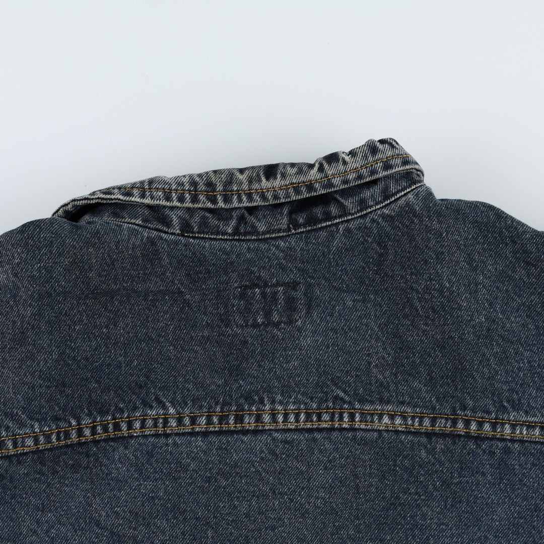 Lee RIDERS denim jacket, men's size XL. cotton navy blue type Vintage Second Hand
