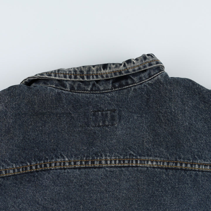 Lee RIDERS denim jacket, men's size XL. cotton navy blue type Vintage Second Hand