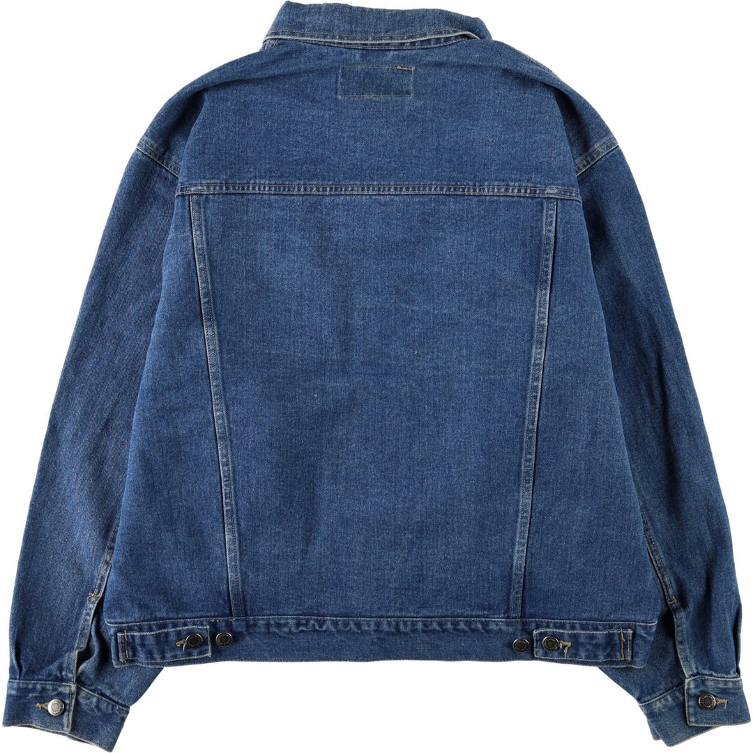 90'S Wrangler HERO denim jacket, men's size XL. cotton blue type Vintage Second Hand