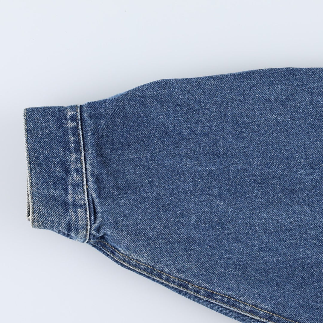 90'S Wrangler HERO denim jacket, men's size XL. cotton blue type Vintage Second Hand