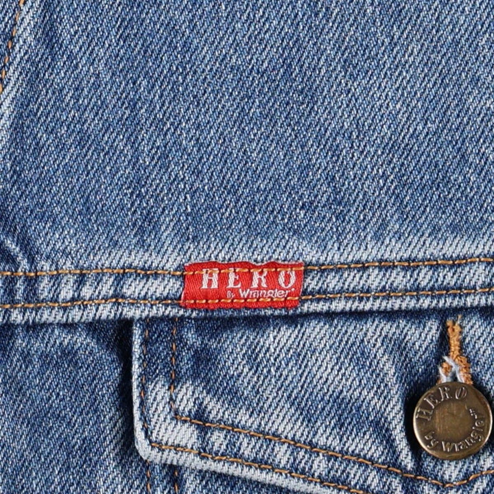 Wrangler HERO Western Jacket Denim Jacket G-Jean Men's Size L cotton blue type Vintage Second Hand