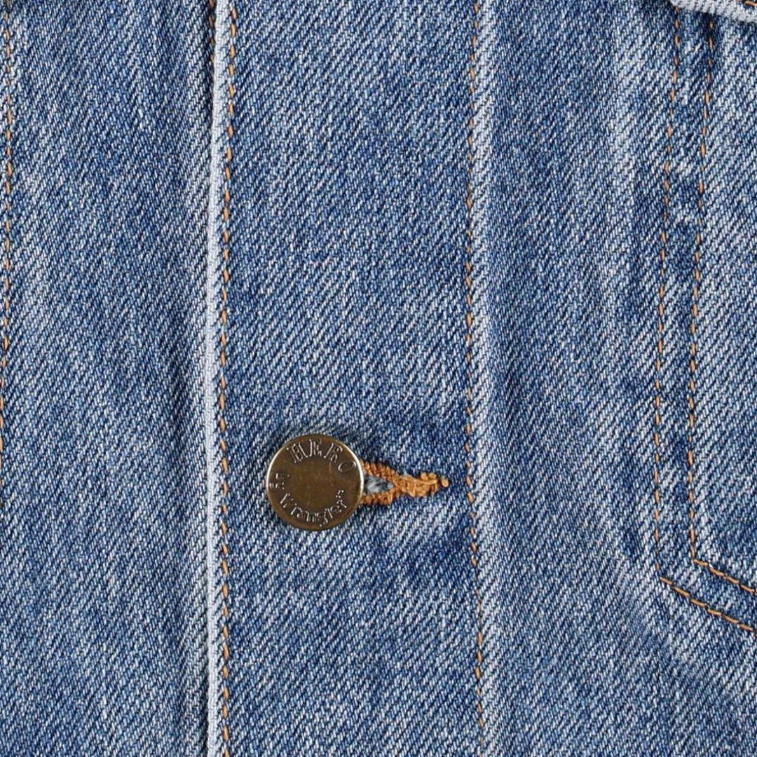 Wrangler HERO Western Jacket Denim Jacket G-Jean Men's Size L cotton blue type Vintage Second Hand