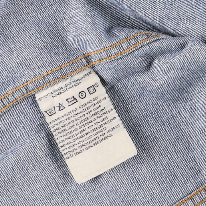 2000'S Levi's 70500-0414 Euro Model Denim Jacket, Men's Size L cotton blue type Vintage Second Hand