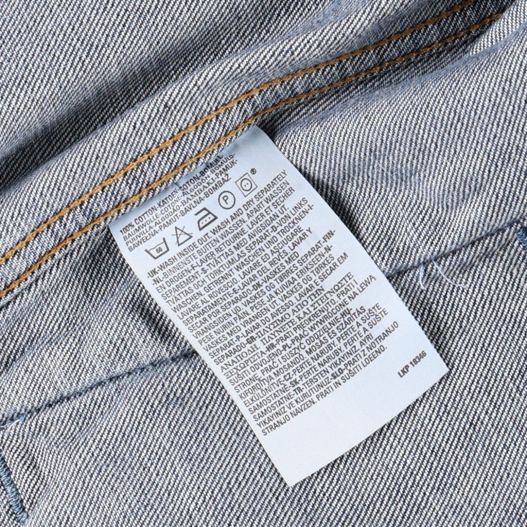 00'S Levi's 70550-0414 Euro Model Denim Jacket, G-Jean, Men's M cotton blue type Vintage Second Hand