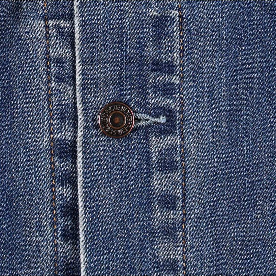 00'S Levi's 70550-0414 Euro Model Denim Jacket, G-Jean, Men's M cotton blue type Vintage Second Hand