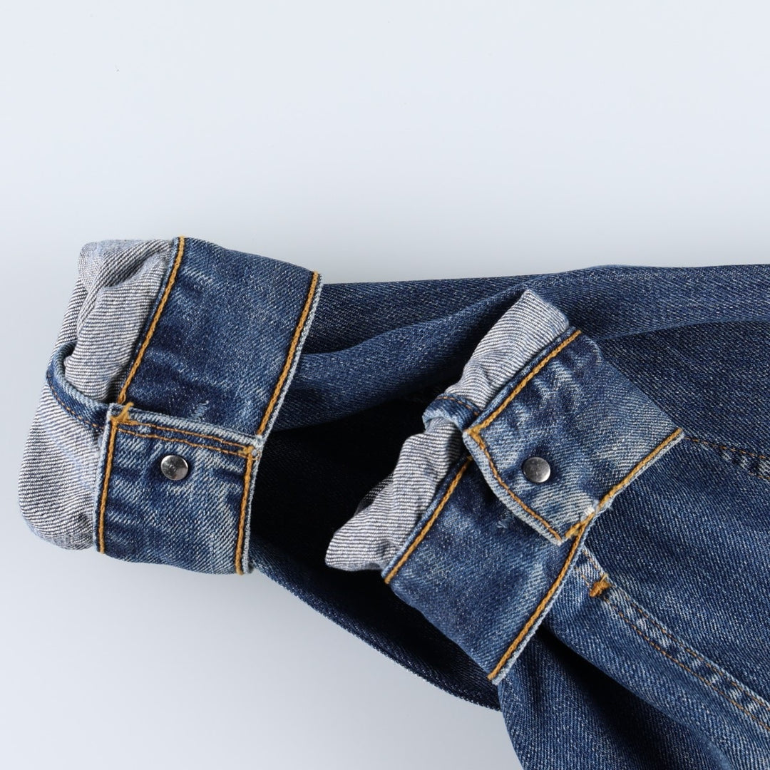 00'S Levi's 70550-0414 Euro Model Denim Jacket, G-Jean, Men's M cotton blue type Vintage Second Hand