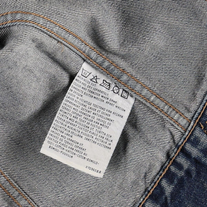 1990'S Levi's 70500-0401 Euro Model Denim Jacket (Men's Size M equivalent) Vintage cotton navy blue type Vintage Second Hand