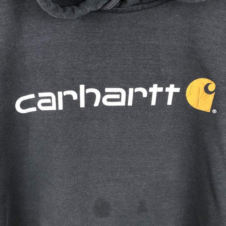 Carhartt Men's XXL Pullover Hoodie unclear navy blue type Vintage Second Hand