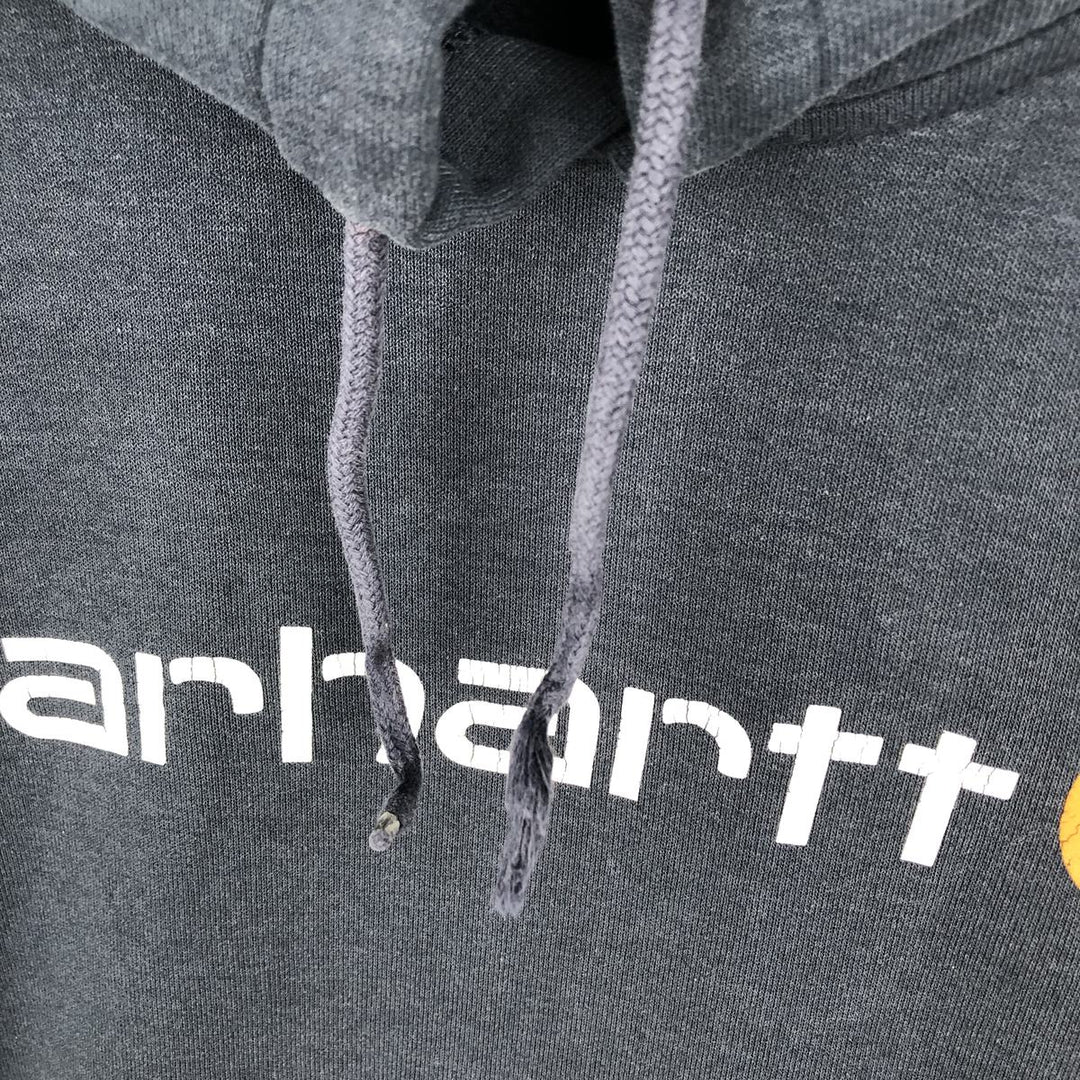 Carhartt Men's XXL Pullover Hoodie unclear navy blue type Vintage Second Hand