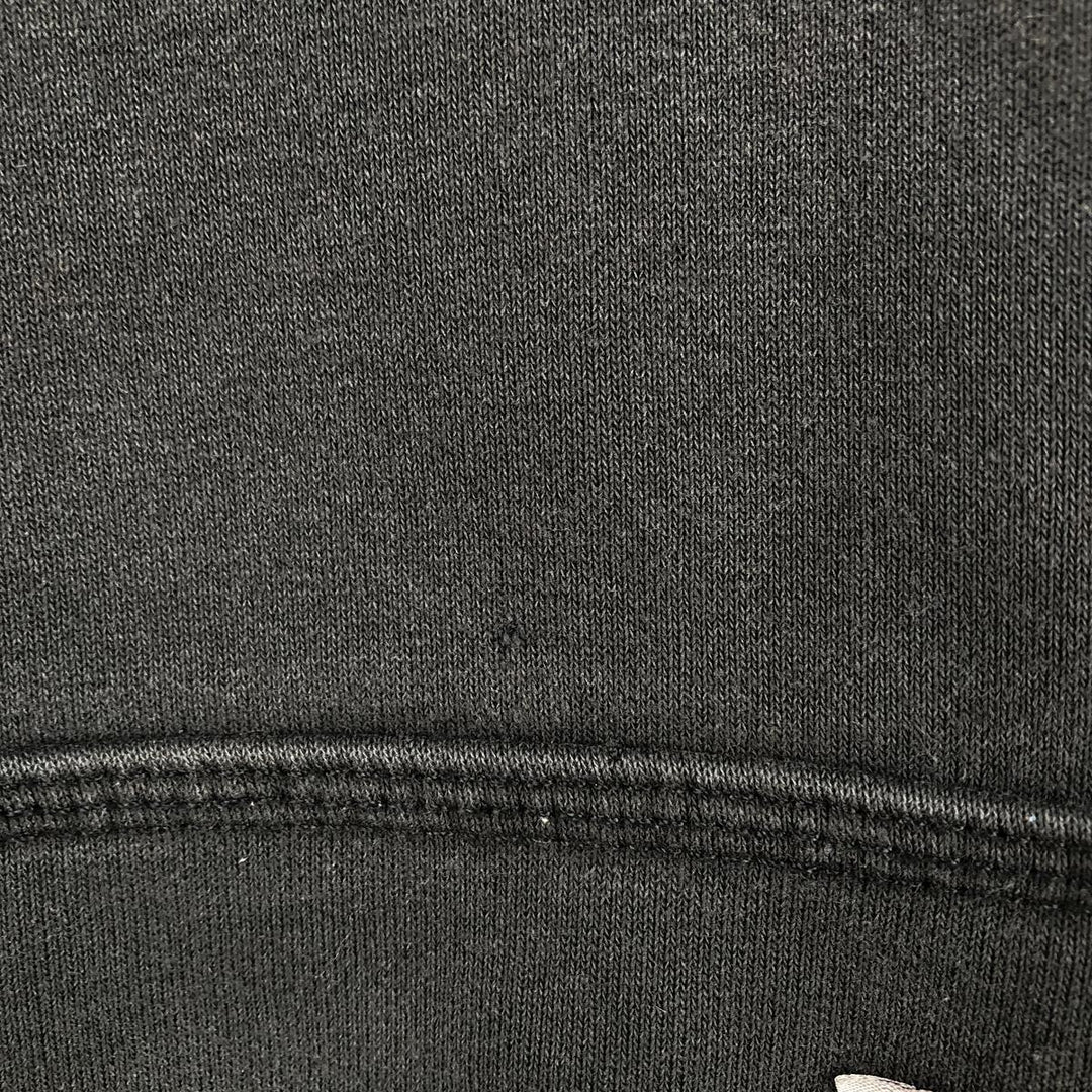 Carhartt ORIGINAL FIT sweatshirt half zip hoodie, men's size L cotton Charcoal Vintage Second Hand