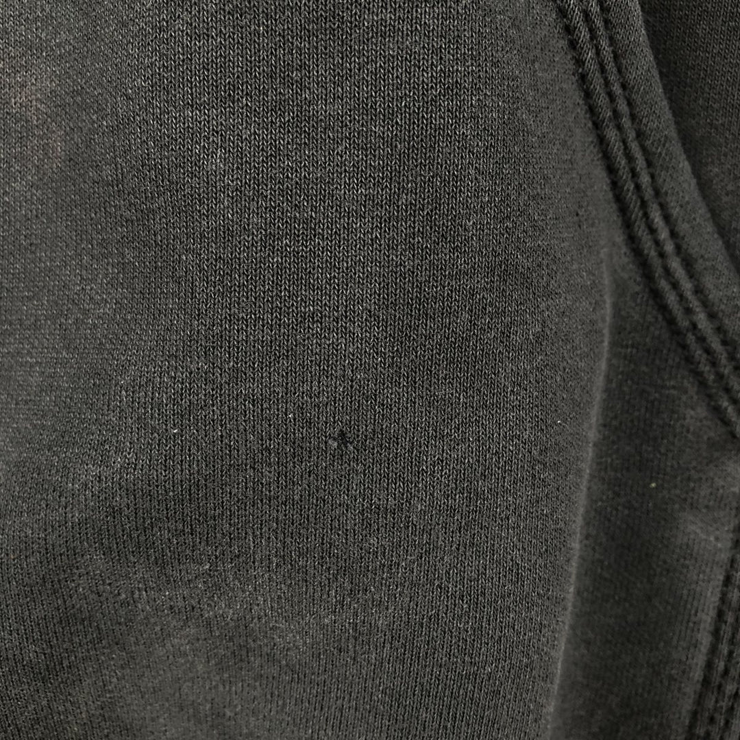 Carhartt ORIGINAL FIT sweatshirt half zip hoodie, men's size L cotton Charcoal Vintage Second Hand