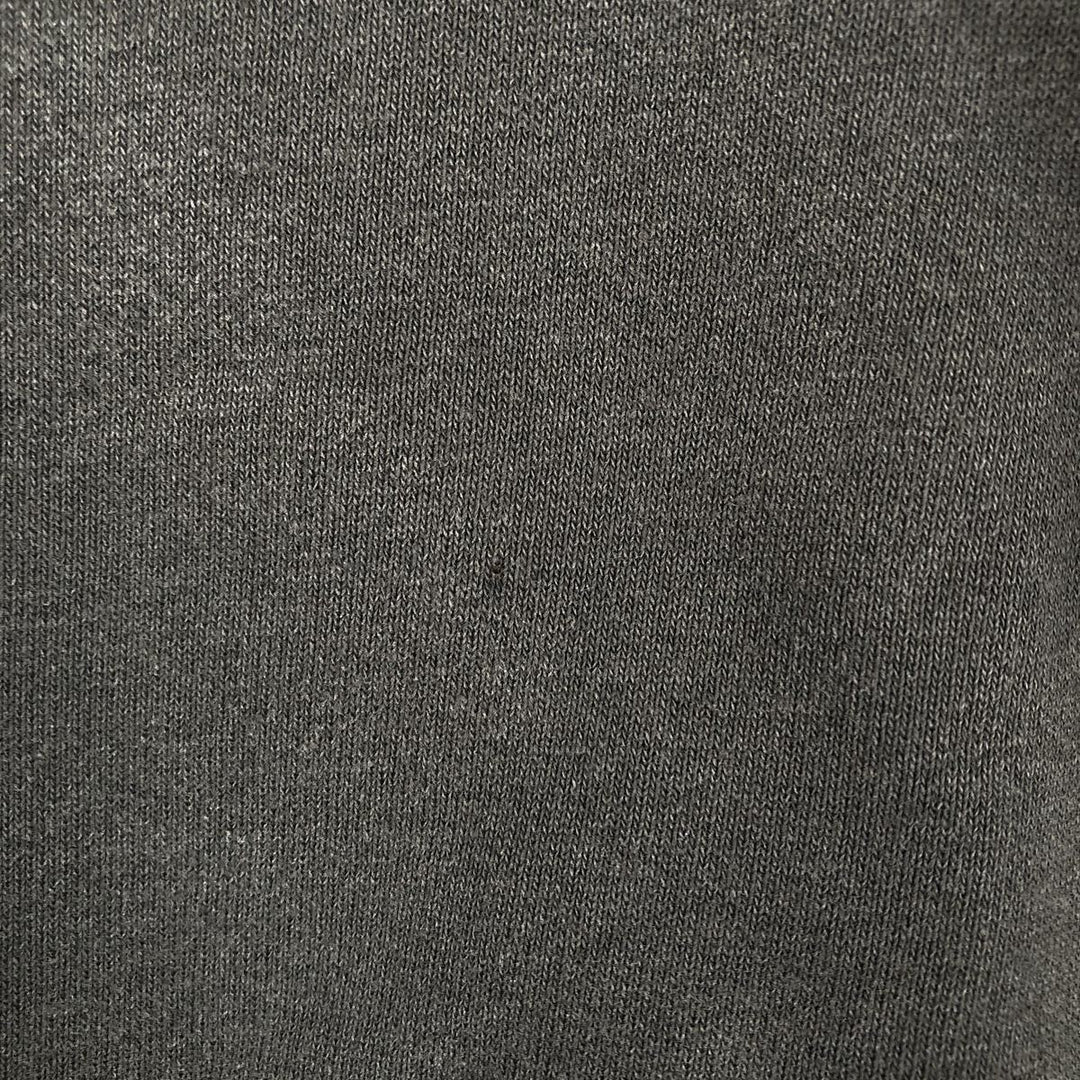 Carhartt ORIGINAL FIT sweatshirt half zip hoodie, men's size L cotton Charcoal Vintage Second Hand