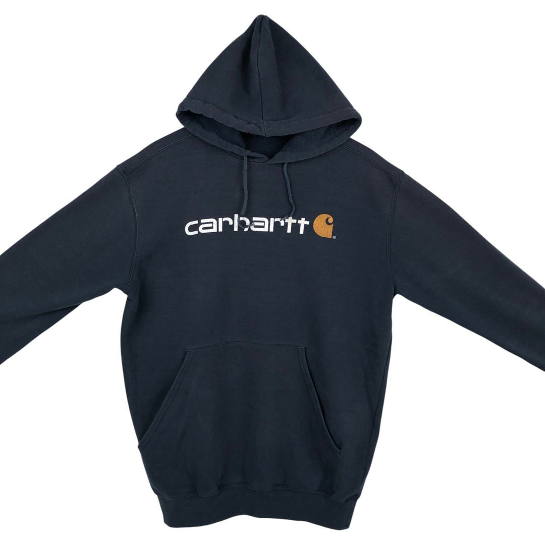 Carhartt Sweat Pullover Hoodie, Men's M Size unclear navy blue type Vintage Second Hand
