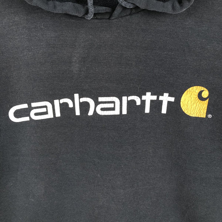 Carhartt Sweat Pullover Hoodie, Men's M Size unclear navy blue type Vintage Second Hand