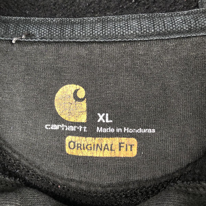 Carhartt ORIGINAL FIT sweatshirt pullover hoodie, men's XL size cotton Charcoal Vintage Second Hand