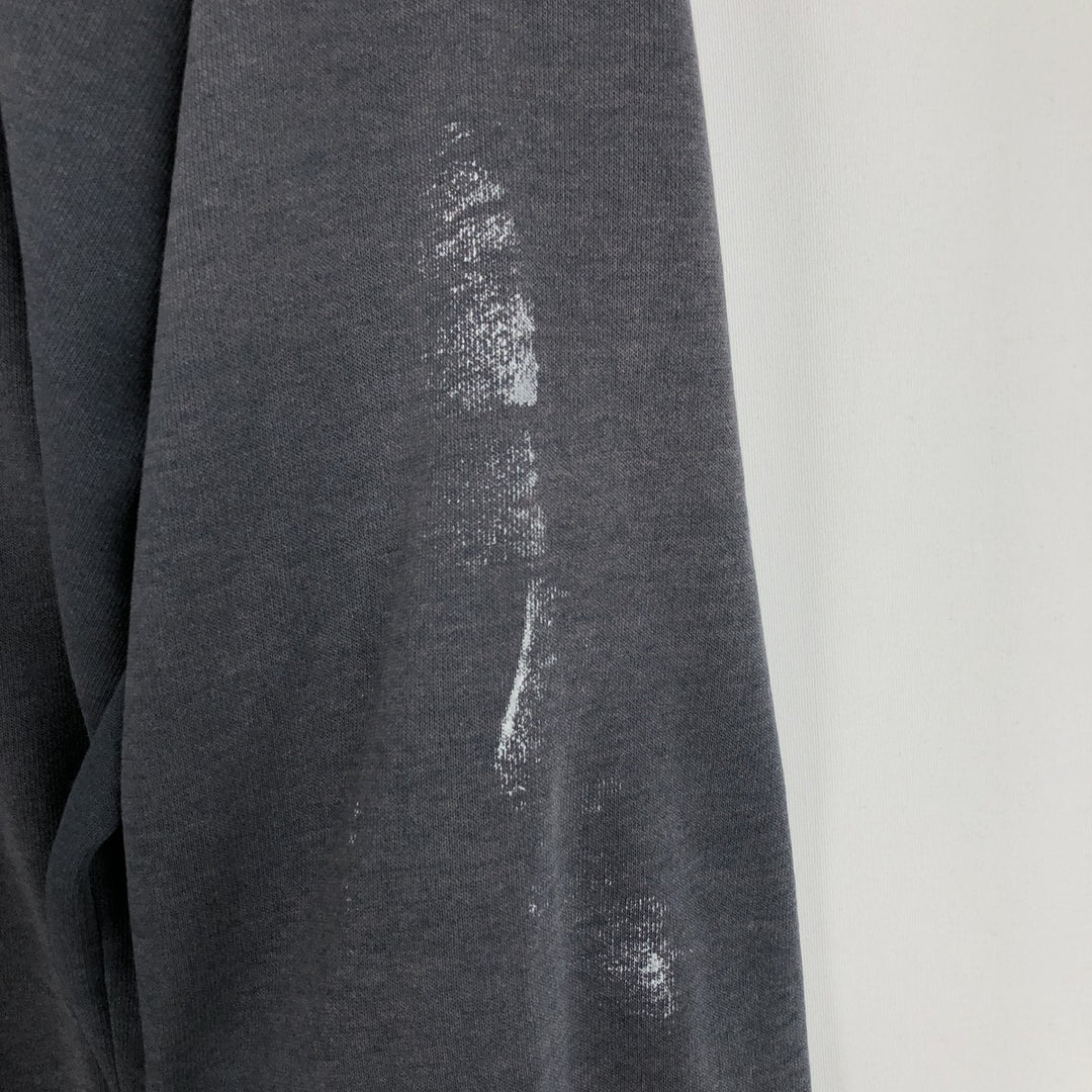 Carhartt ORIGINAL FIT sweatshirt pullover hoodie, men's size L cotton Charcoal Vintage Second Hand