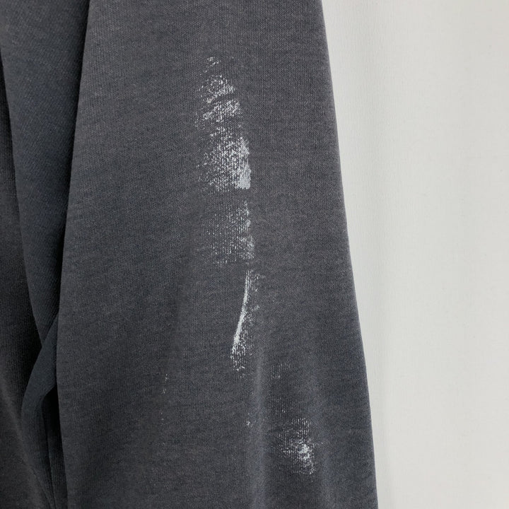 Carhartt ORIGINAL FIT sweatshirt pullover hoodie, men's size L cotton Charcoal Vintage Second Hand