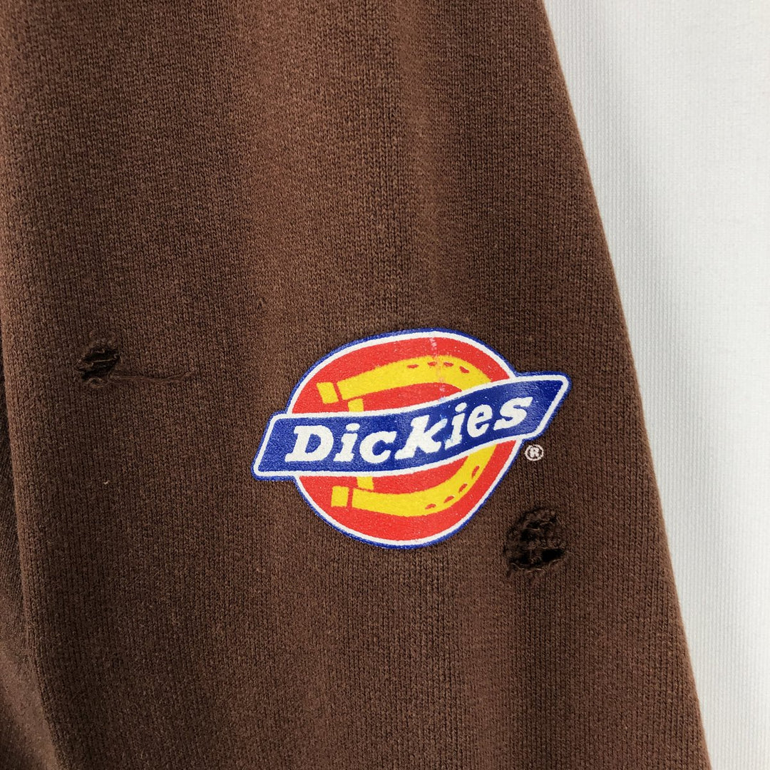 Dickies Sweat Pullover Hoodie Men's Size L cotton brown type Vintage Second Hand