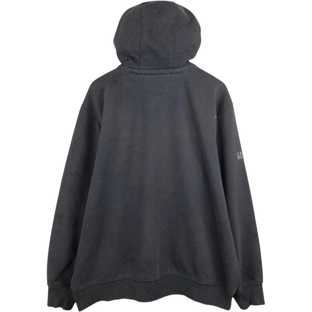 Carhartt RAIN DEFENDER LOOSE FIT Sweat Half-Zip Hoodie (Men's XL equivalent) cotton black type Vintage Second Hand