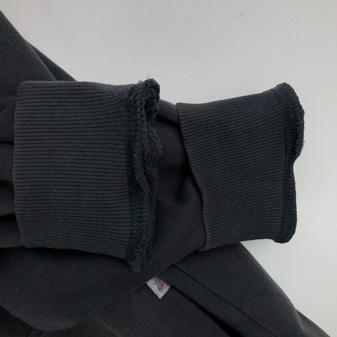 Carhartt RAIN DEFENDER LOOSE FIT Sweat Half-Zip Hoodie (Men's XL equivalent) cotton black type Vintage Second Hand