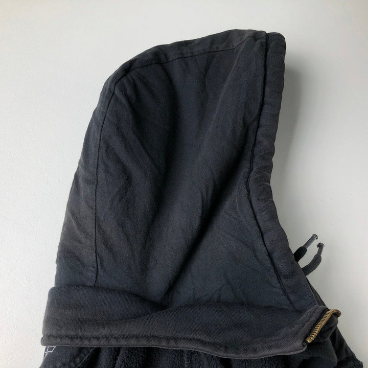 Carhartt RAIN DEFENDER LOOSE FIT Sweat Half-Zip Hoodie (Men's XL equivalent) cotton black type Vintage Second Hand