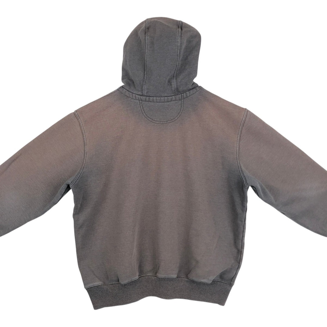 Carhartt ORIGINAL FIT sweatshirt pullover hoodie, men's size L cotton Charcoal Vintage Second Hand
