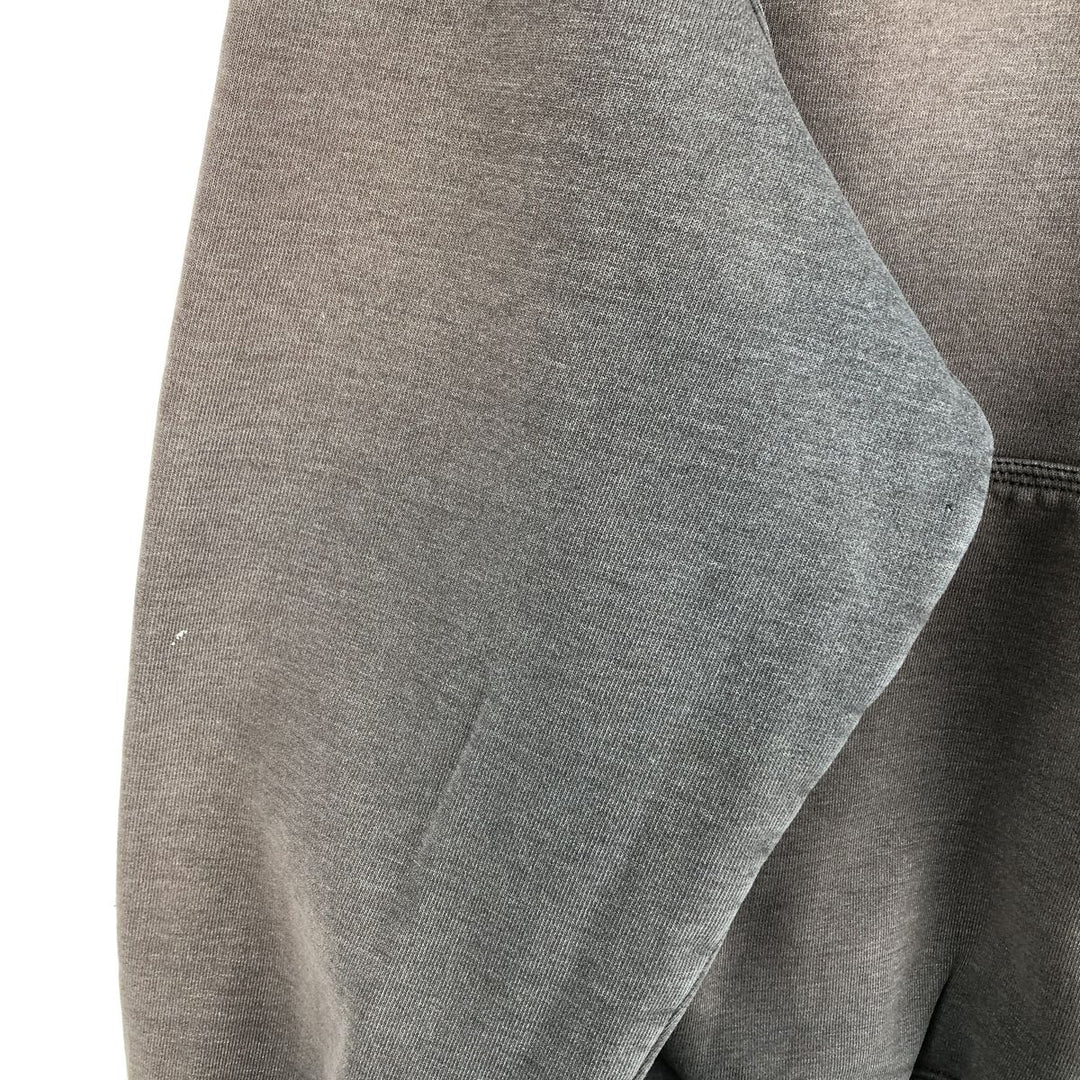 Carhartt ORIGINAL FIT sweatshirt pullover hoodie, men's size L cotton Charcoal Vintage Second Hand