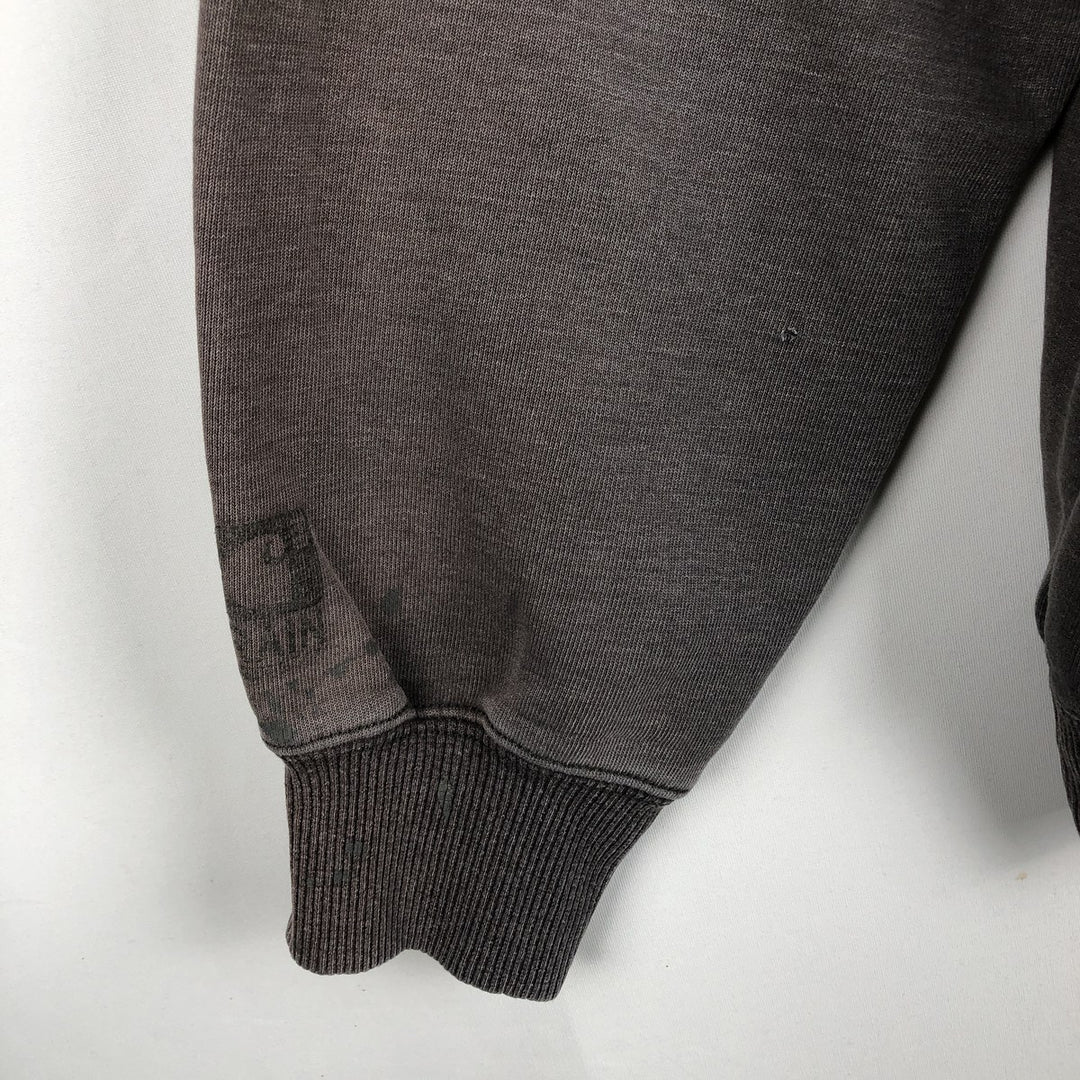 Carhartt ORIGINAL FIT sweatshirt pullover hoodie, men's size L cotton Charcoal Vintage Second Hand