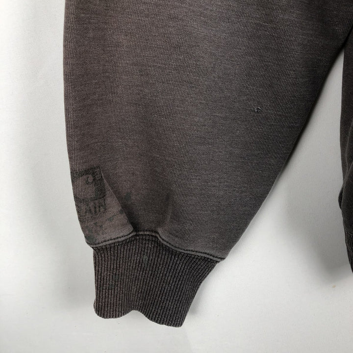 Carhartt ORIGINAL FIT sweatshirt pullover hoodie, men's size L cotton Charcoal Vintage Second Hand